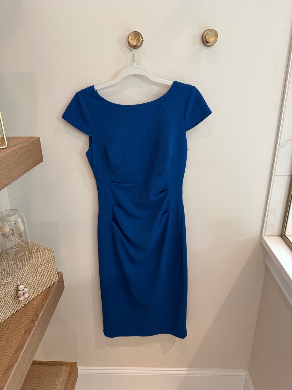 White House Black Market Cobalt Blue Sheath Dress